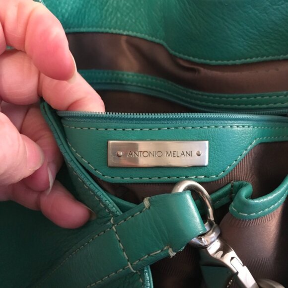 Antonio Milani Carry-All Leather Hobo - Picture 3 of 13